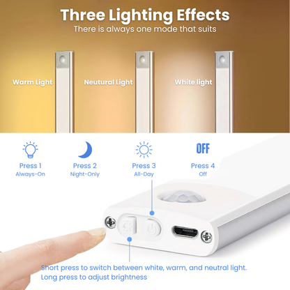 Motion-Sensing LED Light Bar
